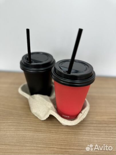 Бумажные стаканы для кофе опт\розница за 100 шт