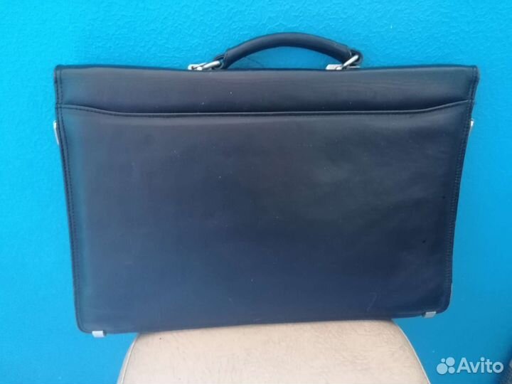 Мужской кожаный портфель бу