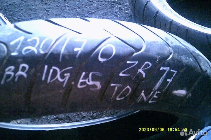 120 70 R17 -1 мота шина Bridgestone Battlax BTO 27