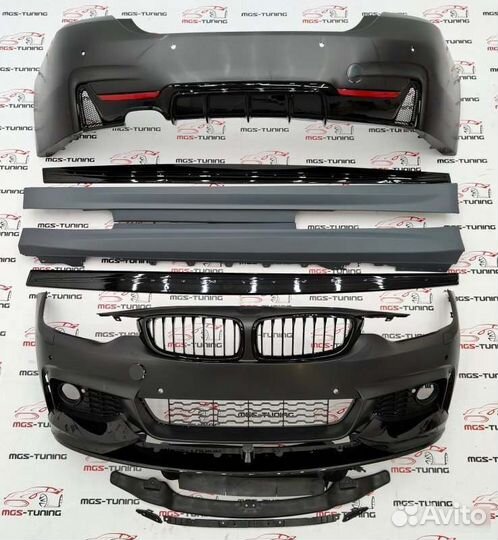 Обвес M-Tech BMW 4 F32 F33 + губа лезвия ноздри