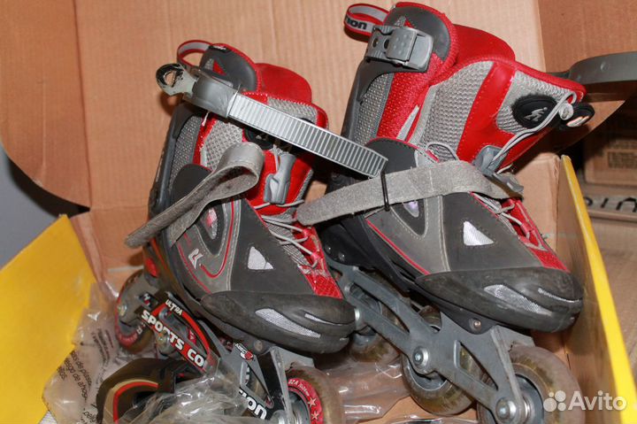 Роликовые коньки детские, разм.33-36