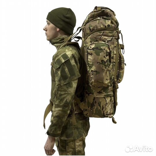 Рюкзак тактический Тритон 70л. (микс) (олива)