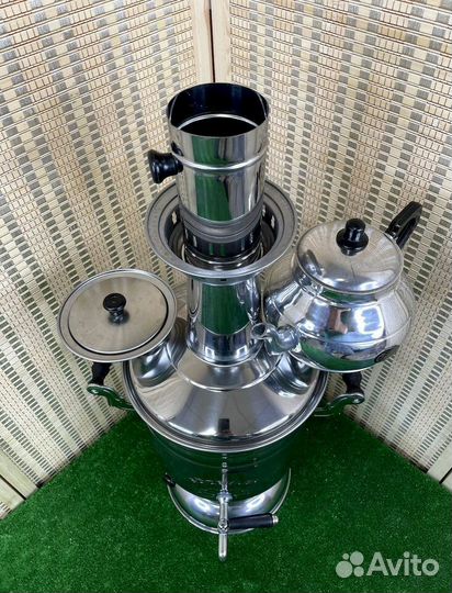 Самовар турецкий на дровах