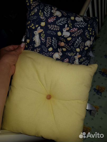 Бортики для детской кроватки+простынь на резинке