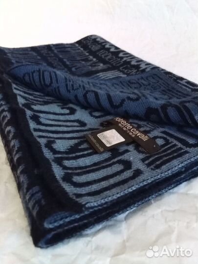 Шарф шерсть Roberto Cavalli Италия 27*162