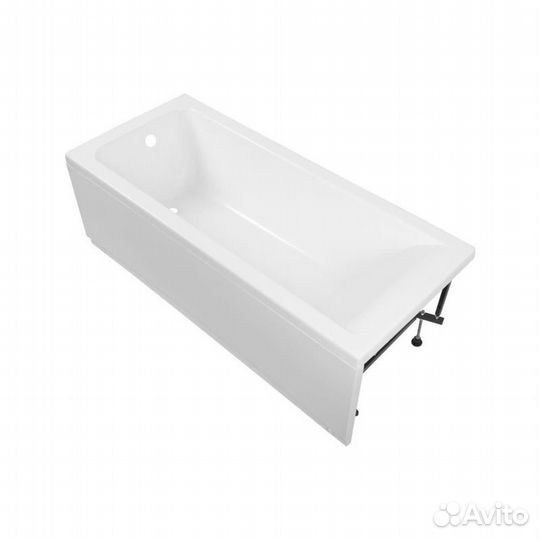 Ванна акриловая Bright с каркасом и панелью 180*80