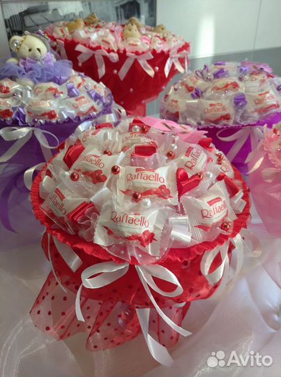 Съедобные букеты из конфет