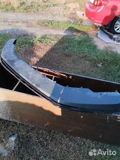 Губа на бампер skoda кодиак