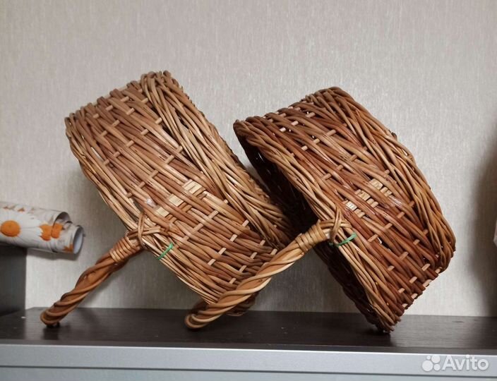 Корзина плетеная с ручкой