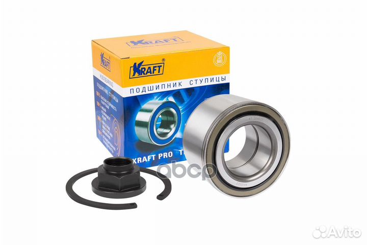 Подшипник ступицы передней KT 204637 Kraft