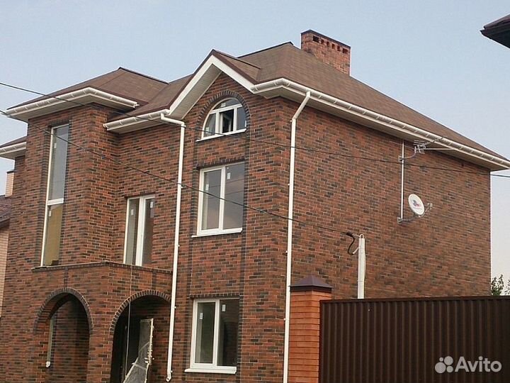 Гибкий Клинкер на сетке для фасада