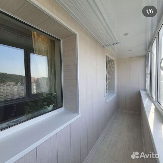 Остекление балконов/лоджий любой сложности.Отделка