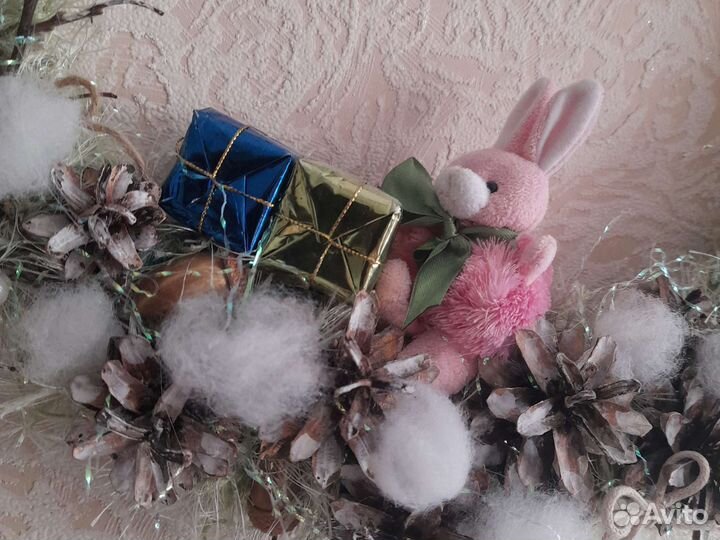 Венок поделка д/украш стен/двер/интерьера