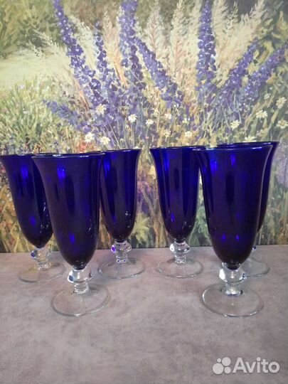 Бокалы cobalt СССР