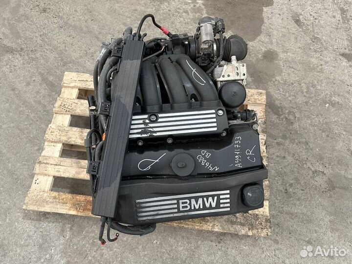 Двигатель BMW X1 E84 2.0л 150лс N46B20 BD