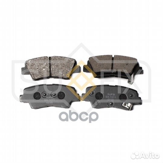 Колодки тормозные дисковые зад прав/лев SX1