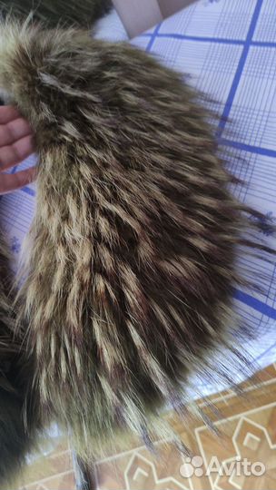 Меховой воротник чернобурка крашенный