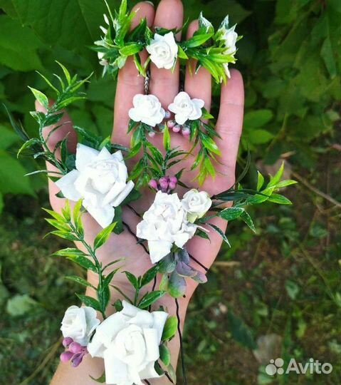 Свадебные украшения, аксессуары бохо/рустик