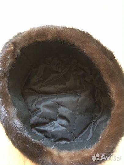 Норковый берет, новый