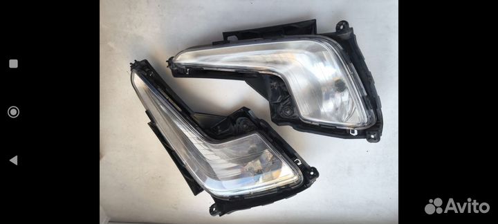 Противотуманки kia rio 2013г