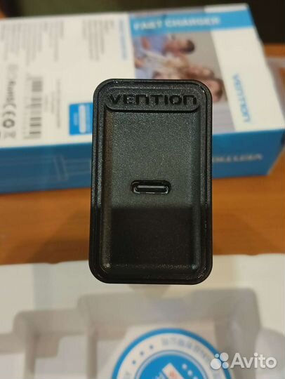 Зарядное устройство vention type c 20вт
