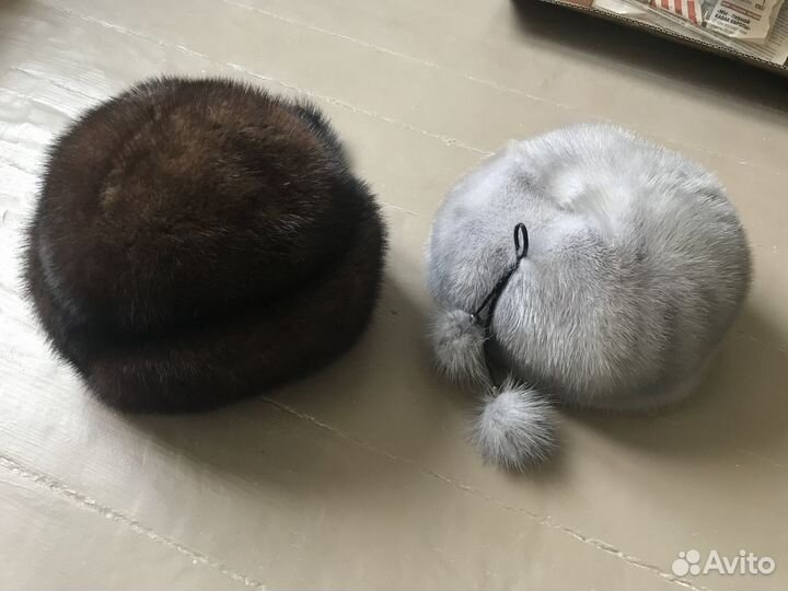 Шапка норковая женская