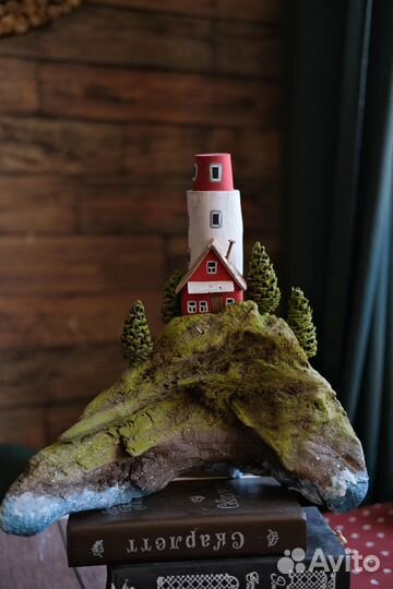 Маяк,домики,панно,ключница-дрифтвуд
