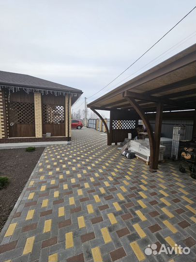 Укладка брусчатки под ключ благоустройство участка