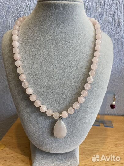 Бусы и серьги комплект