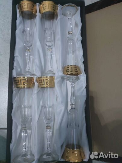 Фужеры для шампанского bohemia glass