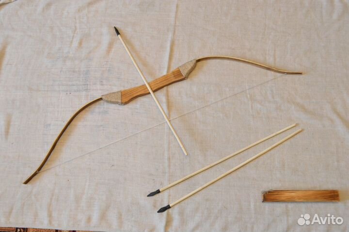 Детский деревянный лук (игрушка)