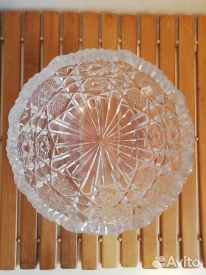 Графин и салатник хрустальный