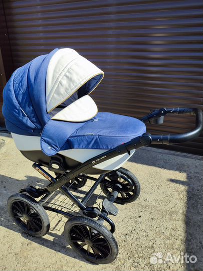 Коляска 2 в 1 adamex retro gloria