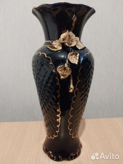 Ваза кобальт. СССР