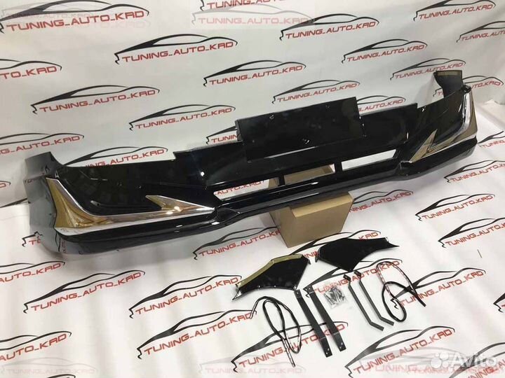 Губа передняя Toyota Land Cruiser Prado 120 V2353