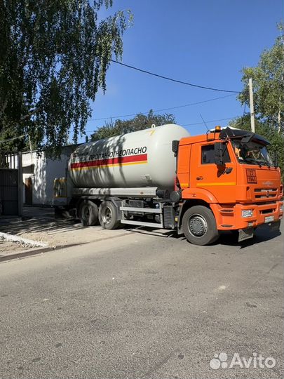 Заправка газом газгольдера