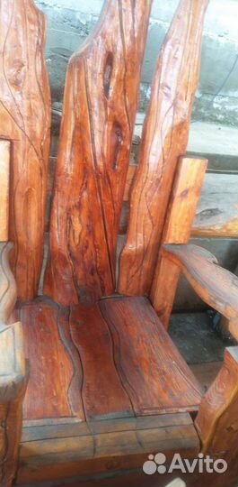 Кресло трон ручной работы