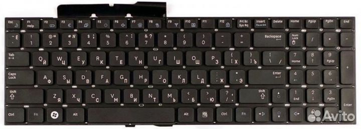 Клавиатура Samsung RF510 RF511 черная