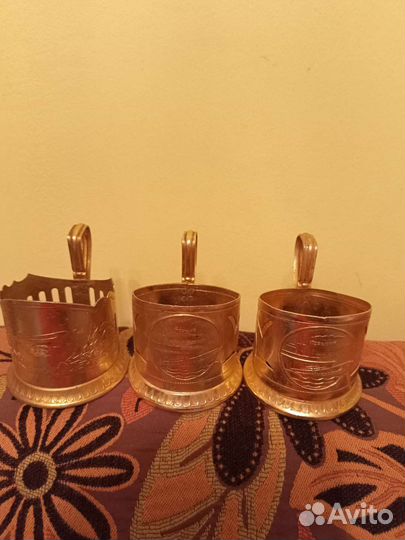 Подстаканники СССР много