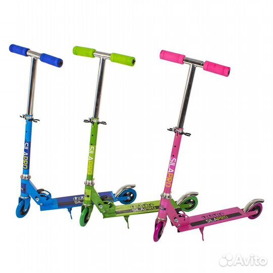 Самокат 2-х колёсный складной Silapro. (Новый.)