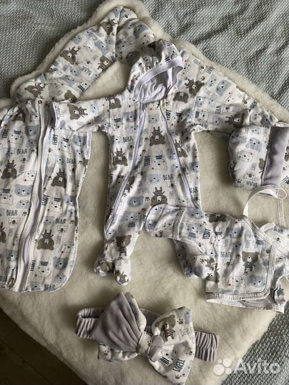 Конверт одеяло на выписку зимний