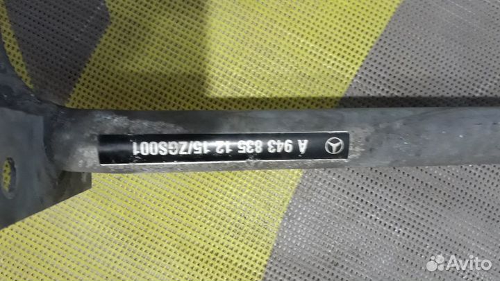 Трубка отопителя кабины Мерседес Атего