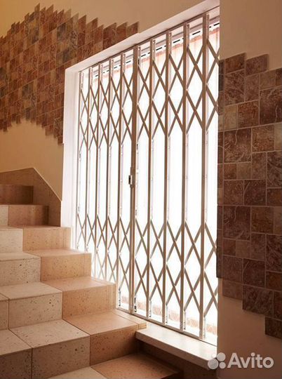 Решетка раздвижная металлическая Тип RR-3, Ширма