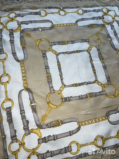 Платок каре винтаж шелк