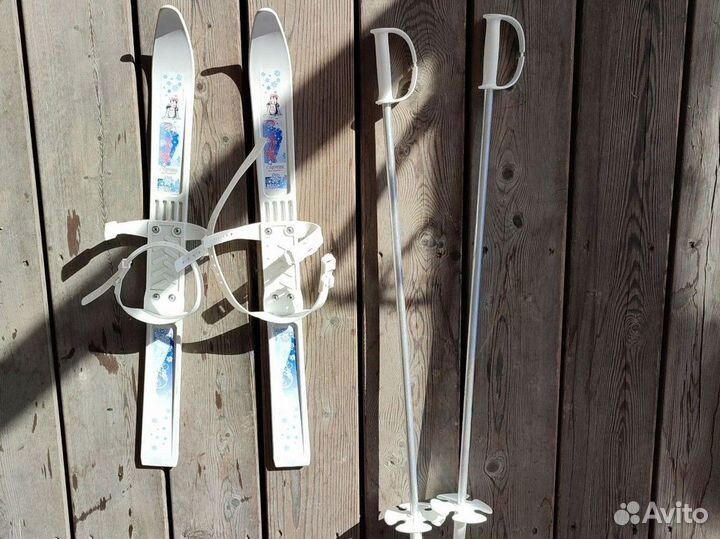 Лыжи детские беговые на запчасти