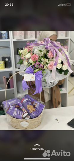 Розы,тюльпаны, гипсофилы, микс букеты