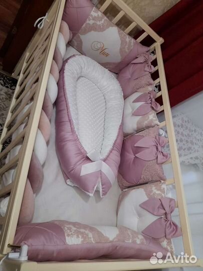 Бортики в кроватку и коса