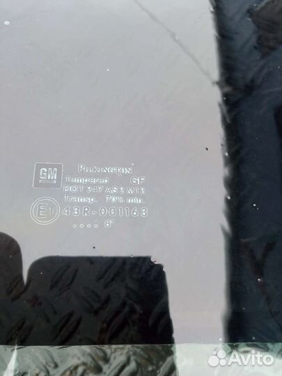 Opel Astra H 2008 седан заднее правое стекло