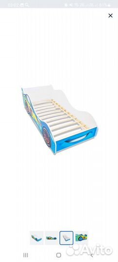 Детская кровать машинка