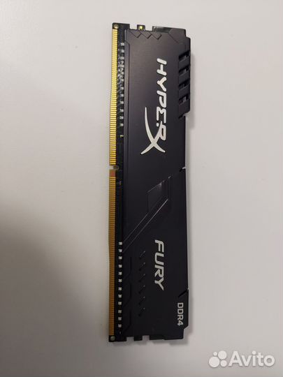 Оперативная память HyperX fury DDR4 8GB 2400 мгц